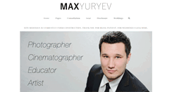 Desktop Screenshot of maxyuryev.com